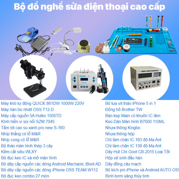 Dụng cụ sữa chữa mobile