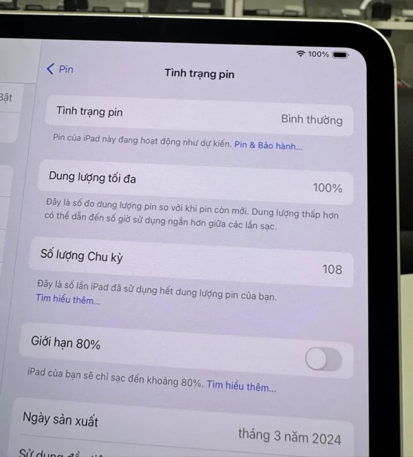 IPad M4 wiffi 5 G - Hình ảnh 4