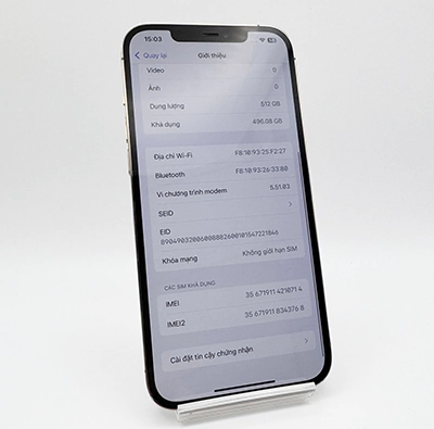 IPhone 12 pro max 512 GB quốc tế - Hình ảnh 3