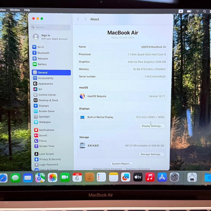 Macbook Air 2020 Intel i5 - Hình ảnh 2