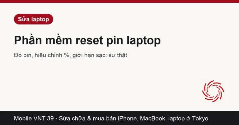 Kiểm tra tình trạng pin laptop trên Windows