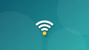Ảnh bìa minh họa: biểu tượng sóng Wi-Fi bên cạnh máy tính bảng