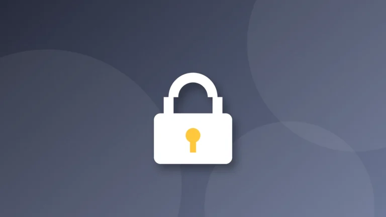 Ảnh bìa minh họa: biểu tượng ổ khóa trên nền máy Mac