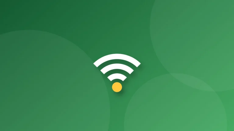 Ảnh bìa minh họa: biểu tượng sóng Wi-Fi trên nền điện thoại Android