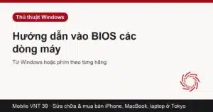 Màn hình thiết lập UEFI của laptop