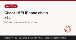 Màn hình Giới thiệu hiển thị IMEI iPhone