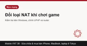 Sơ đồ router và PC chơi game qua NAT