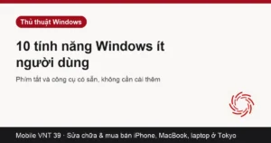 Bàn phím laptop với các phím tắt Windows