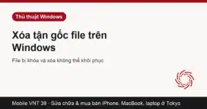Thông báo file đang được dùng khi xóa trong File Explorer