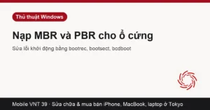 Thẻ bài nạp MBR và PBR cho ổ cứng – Mobile VNT 39