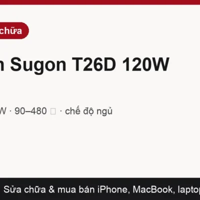 Thẻ sản phẩm máy hàn Sugon T26D – Mobile VNT 39 (chờ ảnh sản phẩm thật)