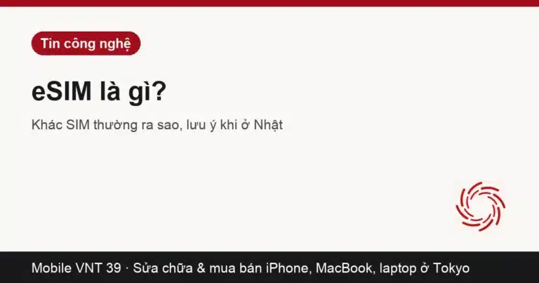 Cài eSIM trên điện thoại