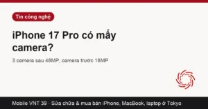 Cụm camera sau iPhone 17 Pro