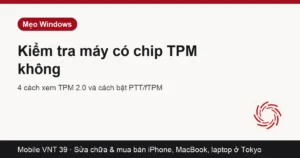 Cửa sổ quản lý TPM trên Windows