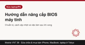 Màn hình cập nhật BIOS UEFI trên máy tính