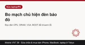 Đèn báo lỗi màu đỏ trên bo mạch chủ PC